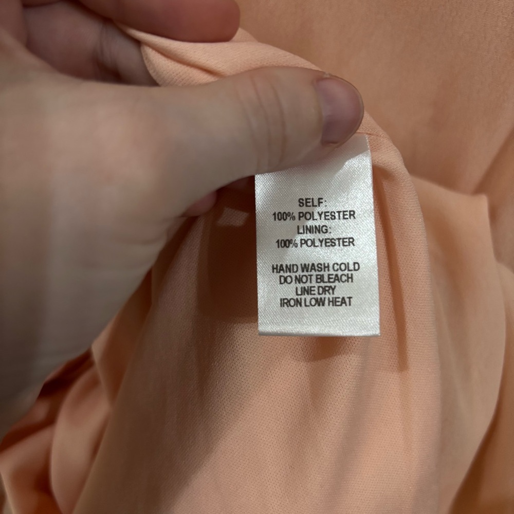 Lulu’s Tale to Tell Light Coral and Pink Embroidered Shift Dress - Picture 7 of 8